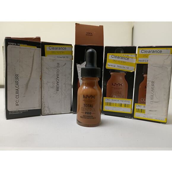 NYX Other - NYX Total Control Pro Drop Foundation - Mahogany (5 Pack)